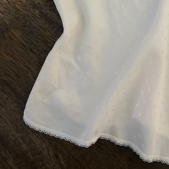 VINTAGE 90S BABY PINK SATIN LINGERIE CAMI TOP - Picture 5 of 5